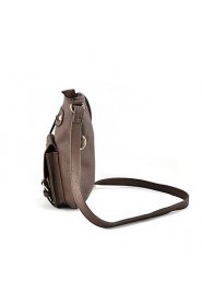 Unisex Casual / Outdoor Pigskin Shoulder Bag Brown / Gray / Black