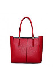 Women PU Doctor Shoulder Bag / Tote / Satchel Blue / Red / Black