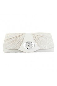 Luxurious Silk With Rhinestone Clutches/Evening Handbags(More Colors)