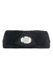 Luxurious Silk With Rhinestone Clutches/Evening Handbags(More Colors)