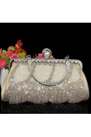 Women Other Leather Type Hobo Clutch / Evening Bag Gold / Silver