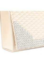 Stylish Imitation Silk With Austria Rhinestones Evening Handbags/ Clutches More Colors Available