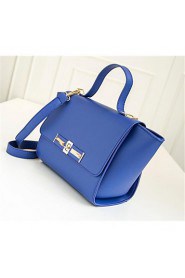 Women Casual PU Tote Blue / Red / Black