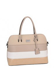 Women PU Baguette Shoulder Bag / Tote / Satchel / Cross Body Bag Beige / Black