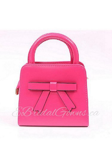 Women Casual PU Tote Pink / Purple / Yellow / Fuchsia