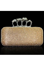 Women Other Leather Type Minaudiere Clutch / Evening Bag Gold / Silver / Black