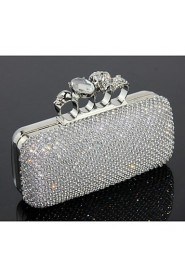 Women Other Leather Type Minaudiere Clutch / Evening Bag Gold / Silver / Black