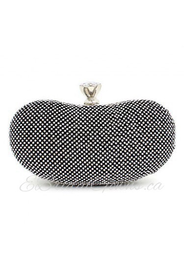 Women Metal Minaudiere Clutch / Evening Bag Gold / Silver / Black