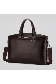 Men PU Doctor Shoulder Bag / Tote / Clutch Brown / Black