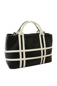 New Wave Fashion Black And White Plaid Bag Ladies Wild Casual Shoulder Portable Bag