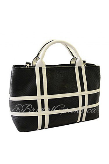 New Wave Fashion Black And White Plaid Bag Ladies Wild Casual Shoulder Portable Bag