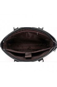 Men PU Doctor Shoulder Bag / Tote / Clutch Brown / Black