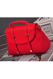 Women PU Doctor Tote Orange / Red / Gray / Black