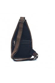 Men Woman Canvas Shoulder Chest Bag