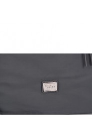 Women Nylon Shopper Shoulder Bag / Tote / Cross Body Bag Gray / Black