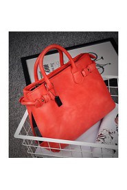 Women PU Doctor Tote Red / Gray / Black