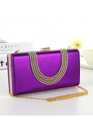 Women Formal/Event/Party/Wedding/Office & Career Other Leather Type Button Shoulder Bag/Clutch/Evening Bag/Money Clip