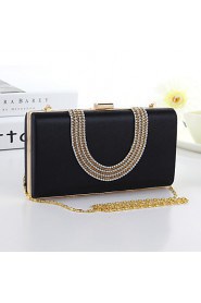 Women Formal/Event/Party/Wedding/Office & Career Other Leather Type Button Shoulder Bag/Clutch/Evening Bag/Money Clip