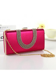 Women Formal/Event/Party/Wedding/Office & Career Other Leather Type Button Shoulder Bag/Clutch/Evening Bag/Money Clip