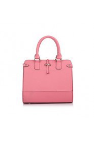 Women Cowhide Doctor Tote Pink