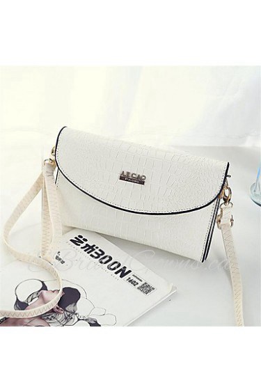 Women Casual / Outdoor PU Shoulder Bag White / Pink / Blue / Gray / Black