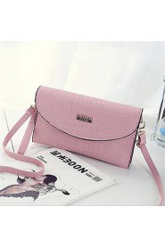 Women Casual / Outdoor PU Shoulder Bag White / Pink / Blue / Gray / Black