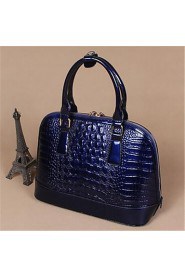 Women PU Shell Tote Blue / Red / Black