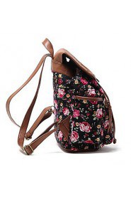 Women PU Bucket Backpack Multi color