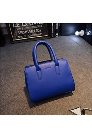 Women PU Baguette Tote White / Blue / Red / Black