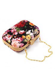 Women's Event/Party / Wedding / Evening Bag Flowers Corrugated Diamonds Delicate Handbag