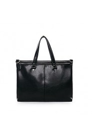 Men PU Doctor Shoulder Bag / Tote / Laptop Bag Black