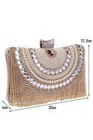 Women's Handmade High grade Tassel Diamonds Party/Evening Bag