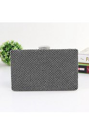 Women PU / Metal Minaudiere Shoulder Bag / Tote / Evening Bag / Wristlet Multi color