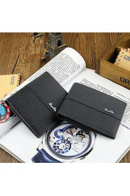 New Leather Baellerry Wallet Multifunctional Short Design Men Wallet Zipper Coin Purse Card Holder