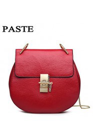 Women Casual Cute Pig Face Cowhide Shoulder Bag Sling Bag