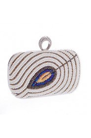 Women PU Baguette Clutch / Evening Bag Multi color