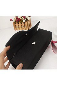 Women Event/Party Silk Clasp Lock Evening Bag