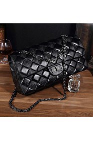 Women PU Sling Bag Shoulder Bag Black