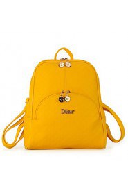 Women Sports / Shopping PU Zipper Backpack