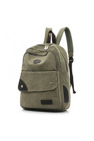 Men Women Canvas Backpack School Laptop Bag