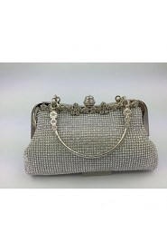 Women Other Leather Type Minaudiere Evening Bag Gold / Silver / Black