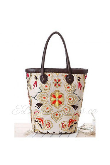 Women Straw Shopper Tote Multi color