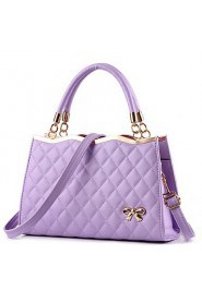 Women Casual PU Tote White / Pink / Purple / Blue / Red / Black / Burgundy / Fuchsia