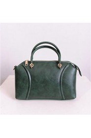 Women PU Baguette Tote Green / Red / Gray / Black