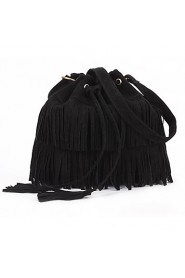 Popular In Europe And America Fringed Shoulder Bag Messenger Bag Woman Shopping Travel Package