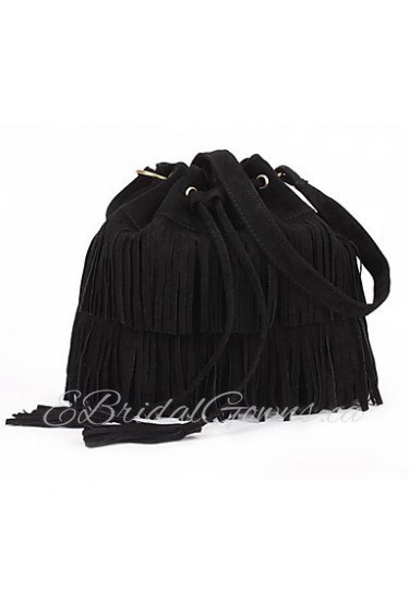 Popular In Europe And America Fringed Shoulder Bag Messenger Bag Woman Shopping Travel Package