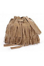 Popular In Europe And America Fringed Shoulder Bag Messenger Bag Woman Shopping Travel Package