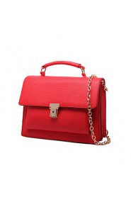 Women Casual PU Shoulder Bag Red / Gray / Black