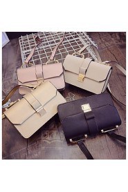 Women PU Sling Bag Shoulder Bag White / Pink / Gold / Black