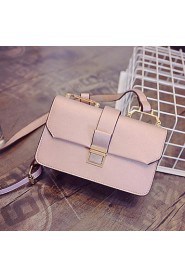 Women PU Sling Bag Shoulder Bag White / Pink / Gold / Black